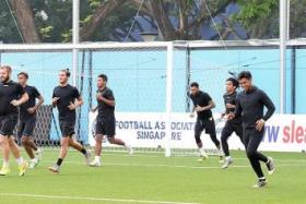 UNITED: The Tampines players are expecting an exciting match against Albirex tonight.