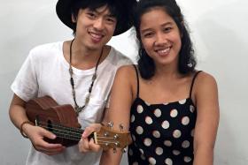 MUSIC LOVERS: Mr Dru Chen and Ms Melyssa Goh form the duo Melodrumatic and will be holding their first charity concert, beCAUSE. The event supports Healthserve, a local non-profit organisation that provides medical care for migrant workers. 