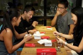 Card game Limpeh Says is available at each of the Play Nation outlets here.