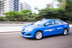 A Comfort taxi managed by ComfortDelGro