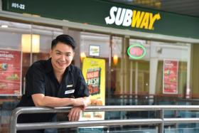Former CNA news anchor Timothy Go is now the owner of the Subway outlet at Taman Jurong Shopping Centre.