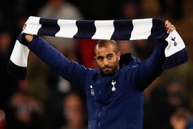 Lucas Moura, seen here being presented to the home fans during Tottenham's midweek 2-0 win over Manchester United, had found himself left out of the first XI at PSG after the arrival of Neymar and Kylian Mbappe.