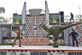 Dinosaurs take over Universal Studios Singapore