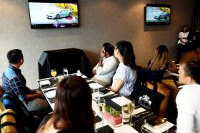 The media had a preview of the revamped Sky Suite for this year’s Singapore Airlines Singapore Grand Prix, which sports improvements such as higher ceilings and customisable interiors and menus.