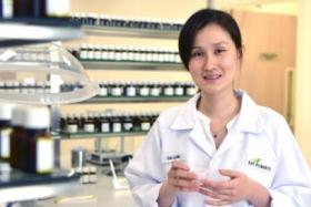 Cai Lixin creates and develops flavours for use in food and beverage products on the job.