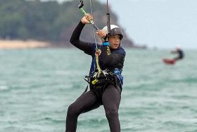  Boy, 11, making waves as one of S&#039;pore&#039;s youngest kiteboarders