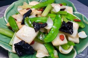 Mix up your veggie options with stir-fried Chinese wild yam