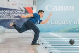 Marcus Lim winning the men's open division of the Singapore Nationals.