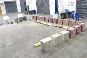 More than 1,100 cartons of duty-unpaid cigarettes seized