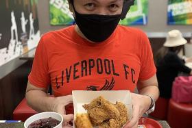 I got free fried chicken meal by pretending to be a Liverpool fan