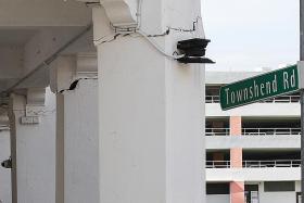 Cracks on Jalan Besar shophouse pillars raise concern