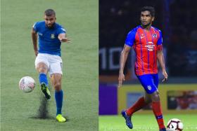 M. Anumanthan (left) will be facing off against his compatriot Hariss Harun when Kedah meet Johor Darul Ta&#039;zim in next month&#039;s Malaysian League Charity Shield. 