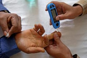 One in three individuals in Singapore is at  risk of developing diabetes in his lifetime.  