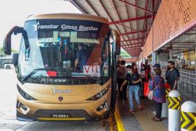 Initially, there will be 64 daily VTL bus trips between Malaysia and Singapore, with a maximum of 45 seated passengers for every trip. 