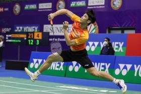 Loh Kean Yew is the highest-ranked men&#039;s singles player left in the competition following the withdrawal of several players due to Covid-19.