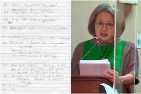 Parliament&#039;s Committee of Privileges interpreted the notes provided by WP chairman Sylvia Lim as &quot;damaging&quot; to her party leader. 