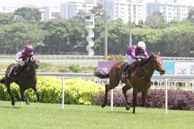 Red Ocean romping home by 2¼ lengths from Special Ops in his last victory on Jan 15. He was spelled after his subsequent disappointing run. 