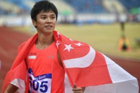 Tan Zong Yang clocked 47.46sec to win the 400m bronze medal in Hanoi on May 15, 2022. 