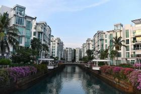 Simon Chan Chai Wan had illegally rented residential properties such as Caribbean at Keppel Bay (pictured). 