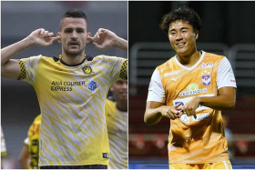 Boris Kopitovic (Tampines Rovers) and Kodai Tanaka (Albirex Niigata) - each on 31 goals - will clash head on on Saturday. 