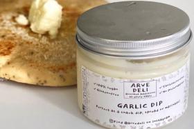 Arve Deli&#039;s garlic dip.
