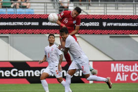 Singapore striker Ilhan Fandi equalising to make it 1-1 and inspire the Lions to a 3-2 win over Myanmar in their AFF Championship Group B opener last Saturday. 
