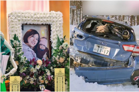 Ms Lin Xiuyue and her newborn daughter Aahana Karthik were killed in an accident in Hokkaido, Japan, on Jan 10. 
