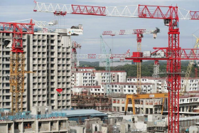 The Housing Board has launched a total of 18,555 Build-To-Order flats across 18 projects in Tengah, as at the recently concluded sales exercise in February. PHOTO: LIANHE ZAOBAO
