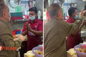 Man shouts at Jurong prata seller and threatens to call police: 'You want to bully me?'