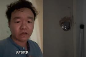 Man stuck in condo toilet says he was told to pay for damages after breaking door lock