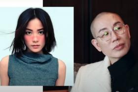 Faye Wong (left) and Hong-Kong based Singaporean make-up artist Zing.
