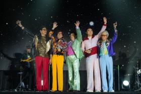 Thank you for the music: The Wynners members (from left) Anthony Chan, Bennett Pang, Alan Tam, Kenny Bee and Danny Yip.