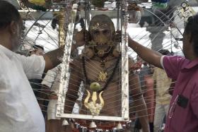 Mr S. Ramanathan has been carrying the kavadi during Thaipusam since he was a teenager.