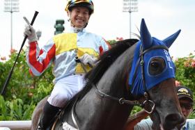 A winning chance ride aboard Red Maned puts a smile back on Simon Kok. The talented Malaysian jockey had not saluted at Kranji since his win aboard Hasten on Aug 20, 2023.



