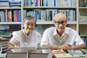 Mr Yang Guiyi and his wife Chen Miaohua.