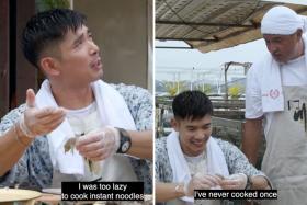 Elvin Ng revealed that he would rather &quot;starve to death&quot; than cook instant noodles for himself in his National Service days.
