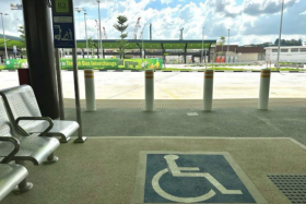 Tengah Bus Interchange has been designed to be inclusive, catering to families with young children, seniors and those with mobility challenges.