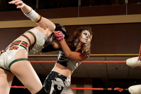 Alexis Lin, 29, in a showdown with Saki Akai.