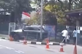 Netizens suggested the driver had engaged the wrong gear while reversing.