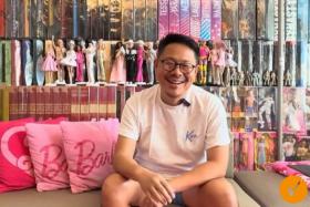 Mr Yang has collected a total of 13,000 Barbie dolls, making him the owner of the second-largest Barbie doll collection in the world.