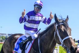 Champion jockey Joao Moreira returning to scale aboard Lindermann after landing the Group 3 Craven Stakes (1,800m) at Randwick on Oct 26.
