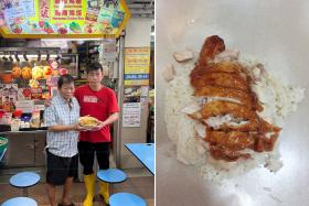 Mr Thien Chor Meng (left) entrusted the stall to his second son, Thien Li Wen, after his health began to decline.