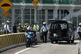 The accident happened on the Causeway near the Malaysian Customs, immigration and quarantine complex.