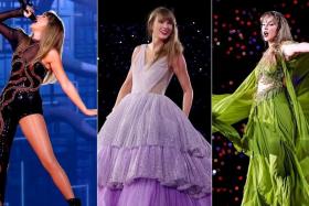The Straits Times peeks into Taylor Swift&#039;s onstage designer wardrobe.