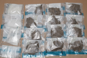 Drugs including about 695g of cannabis seized in CNB's operation on Sept 18.