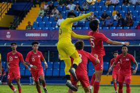 Singapore&#039;s Under-22 team went into the break 2-0 down and conceded five in the second half.