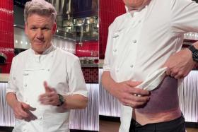 Celebrity chef Gordon Ramsay shared that he was caught in a "really bad" cycling accident a few days before Father's Day.