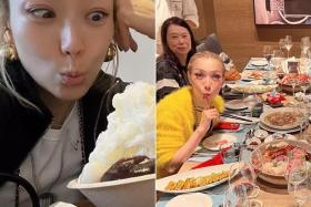 Since her final show on July 28, Sammi Cheng has been posting videos and photos of herself on social media indulging in various cuisines.