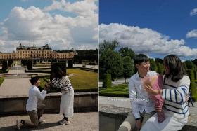 Shanti Pereira documented her engagement to Tan Zong Yang in Stockholm in a series of photos posted on Instagram.