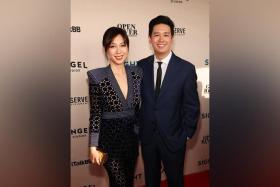 Film producing couple Rachel Tan and Dan Mark at the premiere of biographical film Sight in Los Angeles in May.